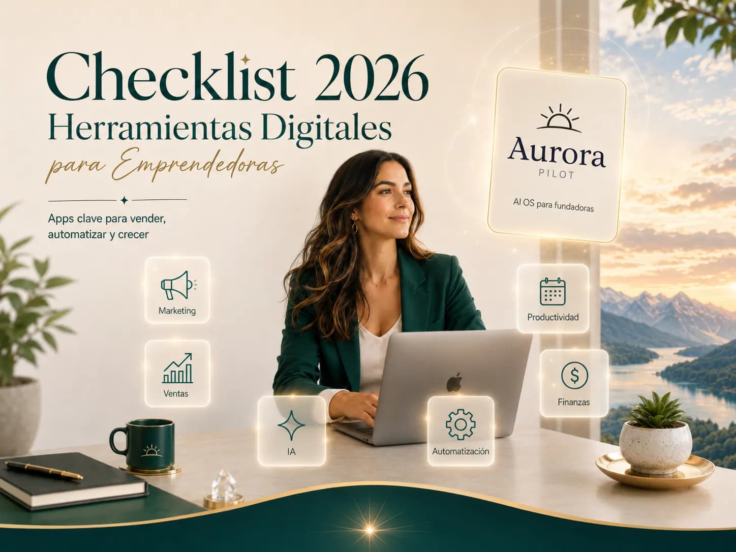 Checklist Apps 2026 para mujeres emprendedoras