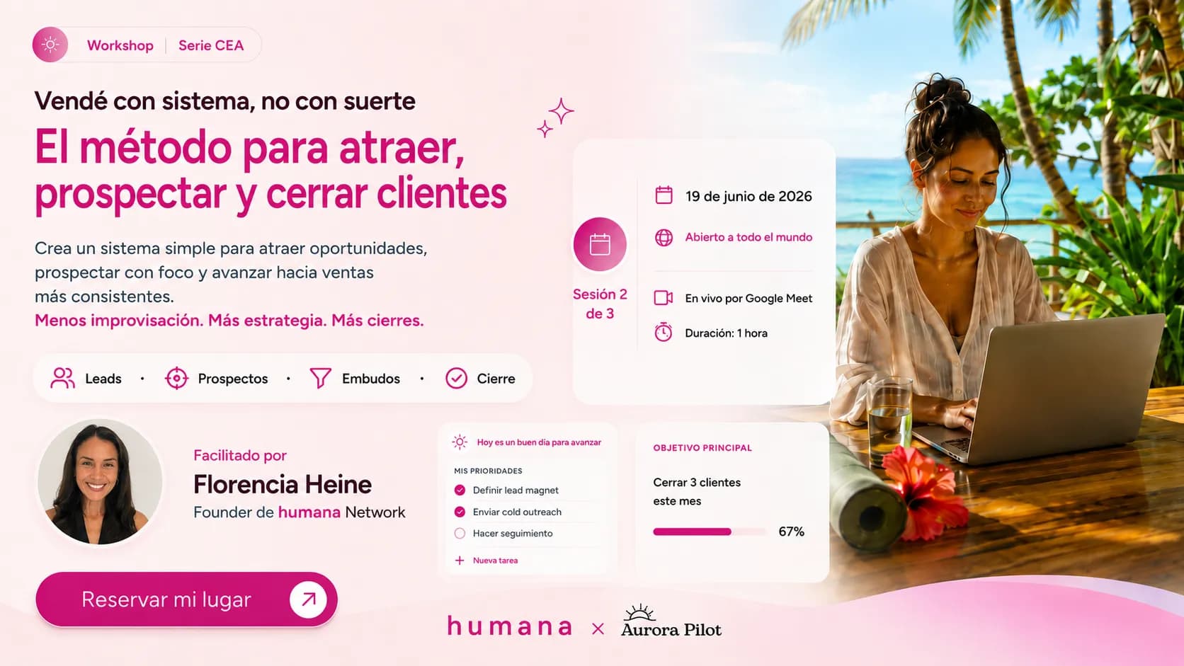Evento para atraer, prospectar y cerrar clientes