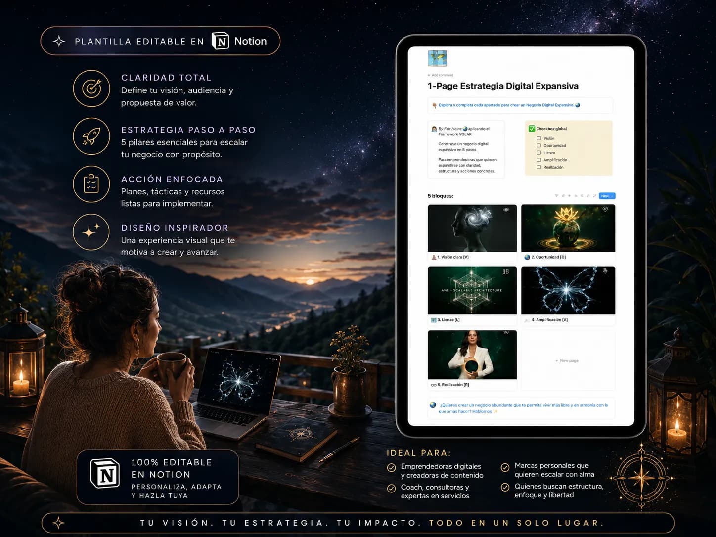 1-page en Notion para Expansion Digital